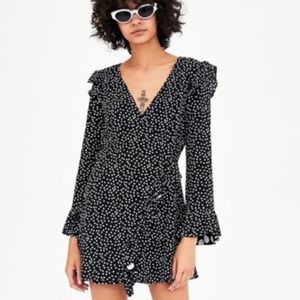 Zara polka dot romper